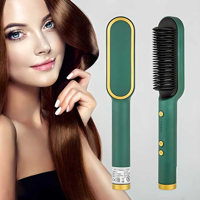 GlidePress Straightener Comb Brush