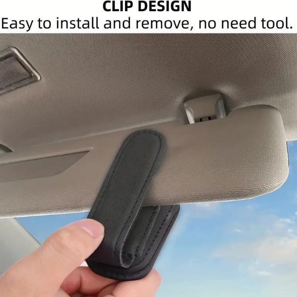 ClipNStow Car Visor Sunglass Holder
