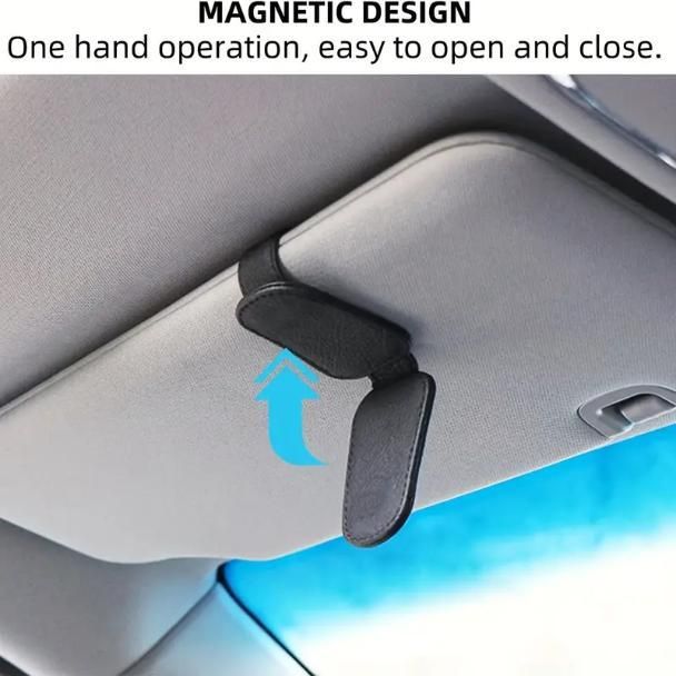 ClipNStow Car Visor Sunglass Holder